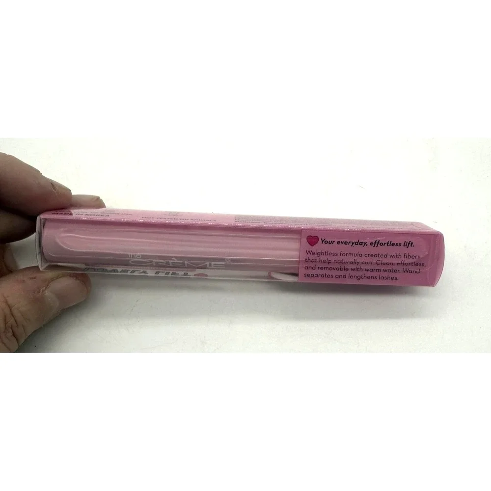 The Creme Shop Lovely Lift Fiber Lengthening Mascara Black Cruelty Free 0.35oz
